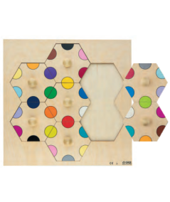 Puzzle ensartable colores