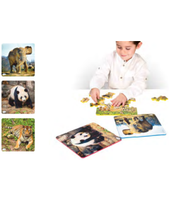 Puzzles progresivos animales
