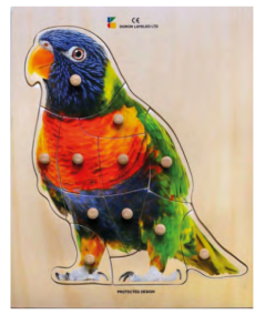Puzzle ensartable loro